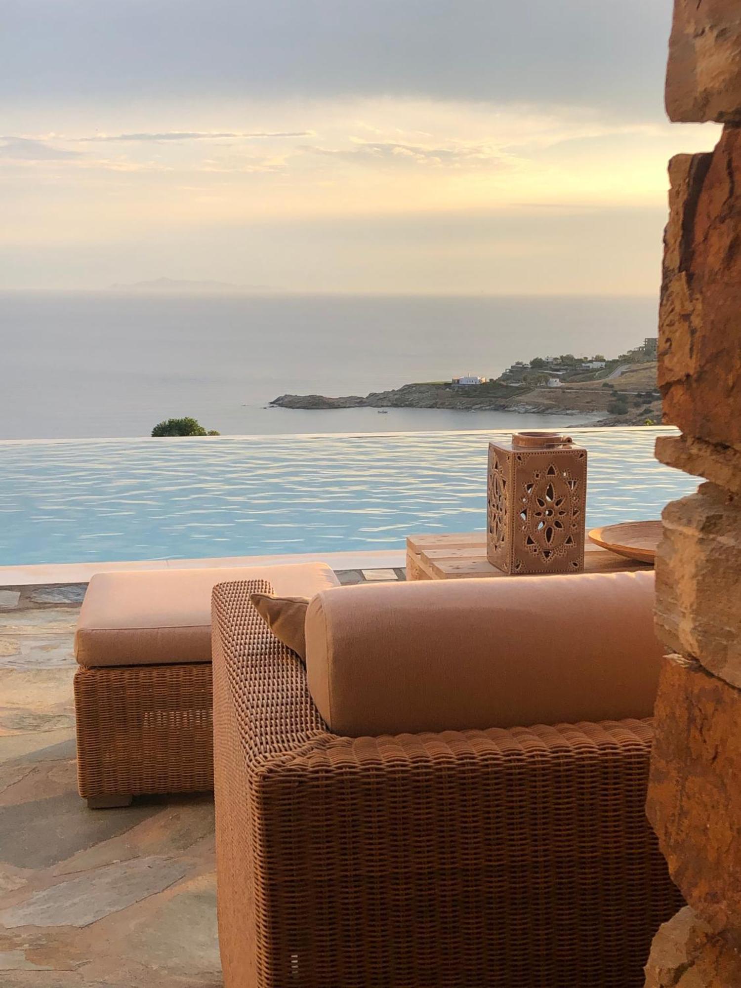 Luxury Cycladic Villa-Enjoy Infinity Pool Sunsets Koundouros Luaran gambar