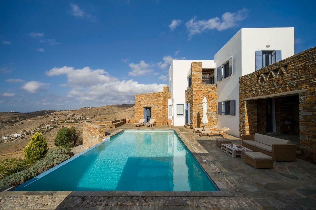 Luxury Cycladic Villa-Enjoy Infinity Pool Sunsets Koundouros Luaran gambar