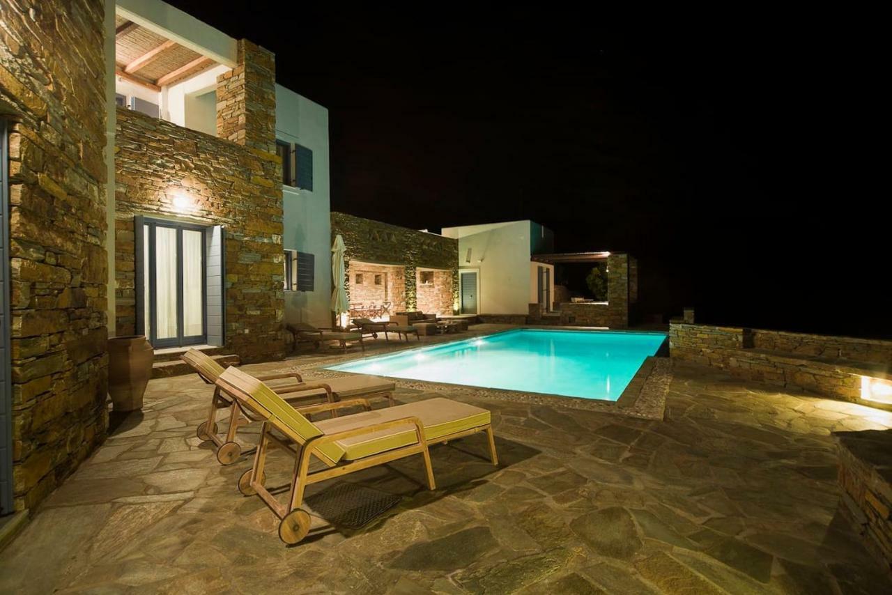 Luxury Cycladic Villa-Enjoy Infinity Pool Sunsets Koundouros Luaran gambar