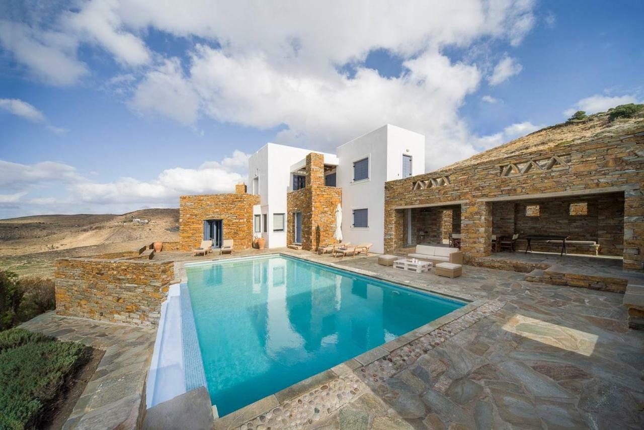 Luxury Cycladic Villa-Enjoy Infinity Pool Sunsets Koundouros Luaran gambar